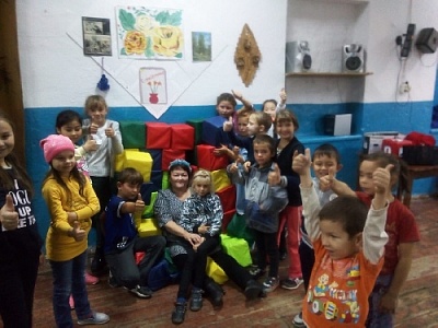 В Нагайбакском районе провели поролоновое шоу