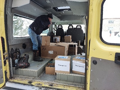 Помощь бойцам отправлена