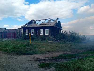 Третий пожар в Остроленском поселении