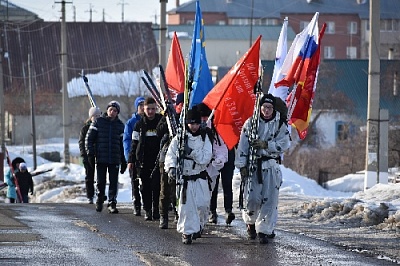 Прошли от Остроленки до Фершампенуаза в честь Сталинградской битвы