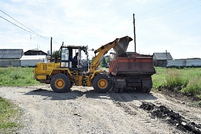 В Нагайбакском районе асфальтирование в самом разгаре