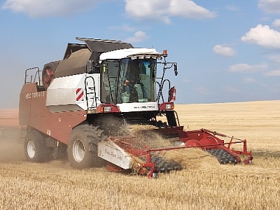 Урожайность зерновых в Нагайбакском районе выше, чем в прошлом году