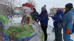 Символ года - снежный петух - появился в Нагайбакском районе