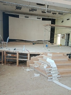 В Фершампенуазе проводится капитальный ремонт районного Дома культуры