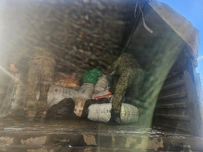 Отправлена очередная партия гумпомощи