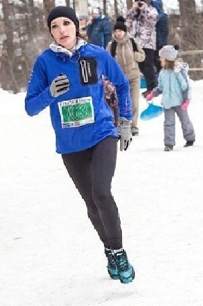 Нагайбакская спортсменка преодолела полумарафон