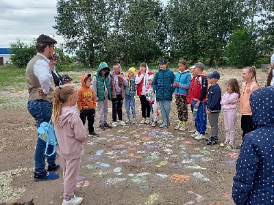 Юные следопыты искали улики