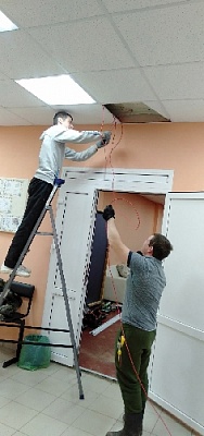 В Гумбейском ДК монтируют сигнализацию