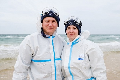 Жители Нагайбакского района помогают восстановить экологическую ситуацию на Чёрном море