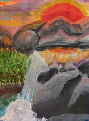 Юный художник из Нагайбакского района место стал лучшим на Всероссийском конкурсе