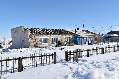 Начался ремонт в Куликовском клубе