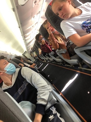 Дети из Нагайбакского района вылетели к Чёрному морю