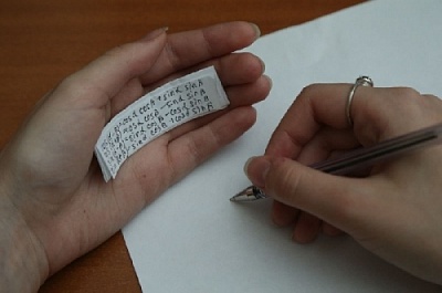 Шпаргалка не «прокатила»