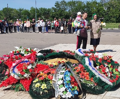 В Нагайбакском районе отдали дань памяти погибшим