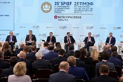 Алексей Текслер выступил на совещании в рамках Петербургского международного экономического форума