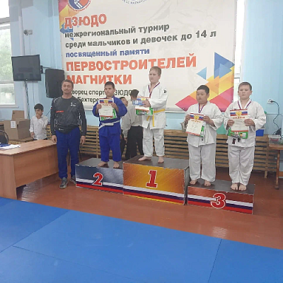 Соревнуются дзюдоисты