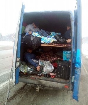 Куда ехали гастарбайтеры, лёжа в «Мерседесе»?