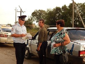 В Нагайбакском районе состоялся ночной рейд полиции
