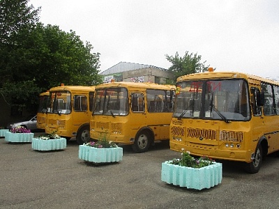 4 новеньких автобуса поступили в Нагайбакский район