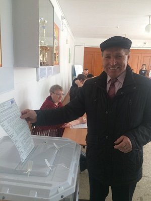 Председатель Собрания депутатов тоже выразил свой гражданский долг