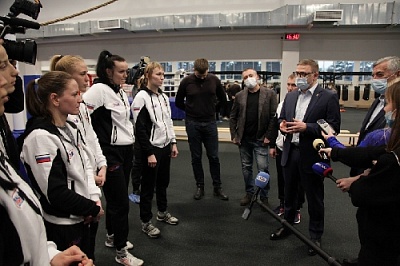 Алексей Текслер: Наши девочки настроены побеждать