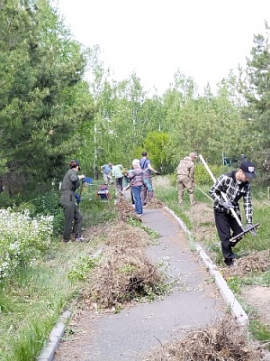 Субботник прошёл на  ура