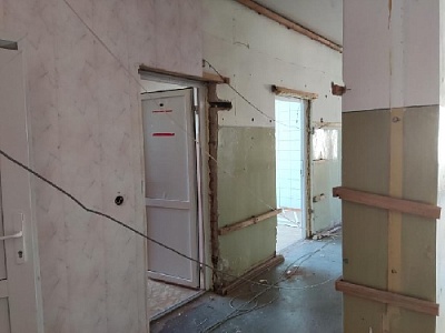 Ремонт поликлиники – в разгаре