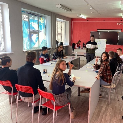 Школьники Нагайбакского района приняли участие в муниципальном семинаре «Лига лидеров»