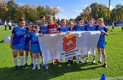 Нагайбакские футболистки завоевали первое место на всероссийских состязаниях