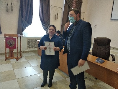 Вручили Благодарственные письма