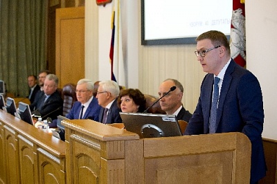 Врио губернатора встретился с депутатами Заксобрания области