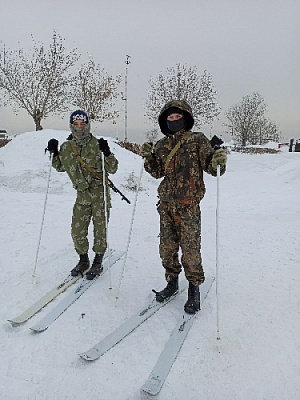 Остроленские юнармейцы победили в военном биатлоне