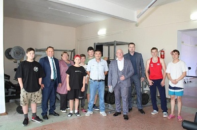 Спортивный инвентарь появился в одном из поселков Нагайбакского района