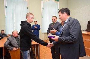 Парней из Нагайбакского района напутствовали перед службой в армии