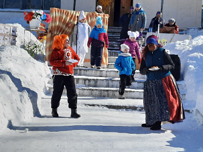 И в Куликовском поселении проводили зиму