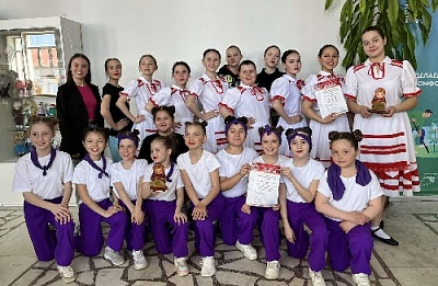 Нагайбакские танцоры получили диплом за белорусский танец