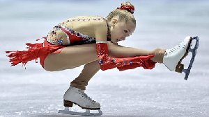 Российский фигуристы на челябинском льду