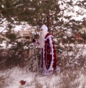 А в лесу был Дед Мороз!