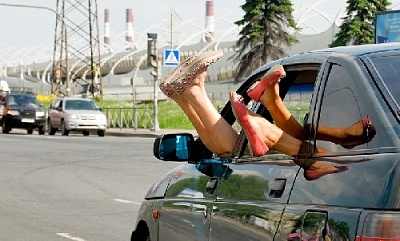 Если перегрелись в машине