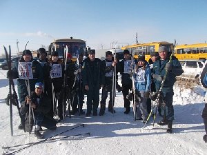 Огнеборцы Нагайбакского района встали на лыжи