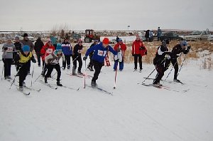 Нагайбакские лыжники открыли сезон
