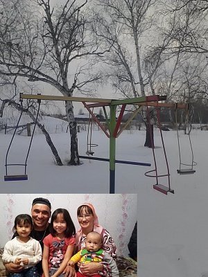 Житель Нагайбакского района благоустраивает свой посёлок