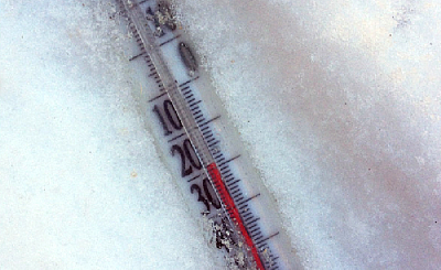 Вместо бурана - сильный мороз