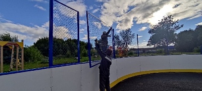 В Арсях будет хоккейная коробка