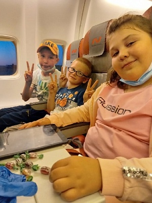 Малыши из Нагайбакского района вылетели в Артек