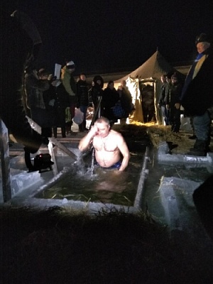 Православные верующие Нагайбакского района отмечают Крещение