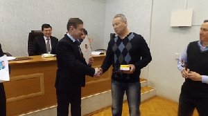 Наградили за вклад в спорт