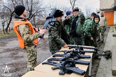 В Нагайбакском районе состязались юнармейцы