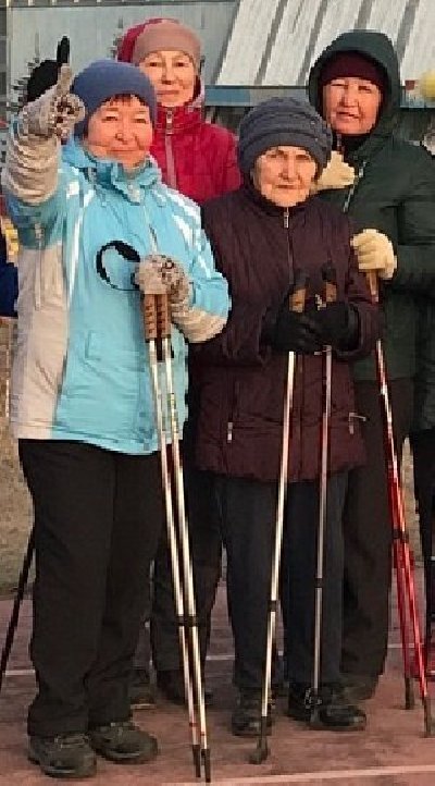 Нагайбакские пенсионеры выступили в областном фестивале скандинавской ходьбы!