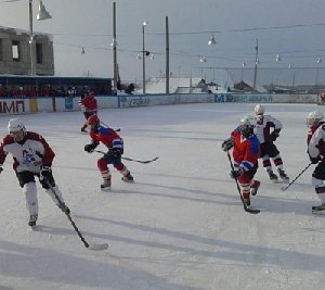 Третья победа нагайбакских хоккеистов!